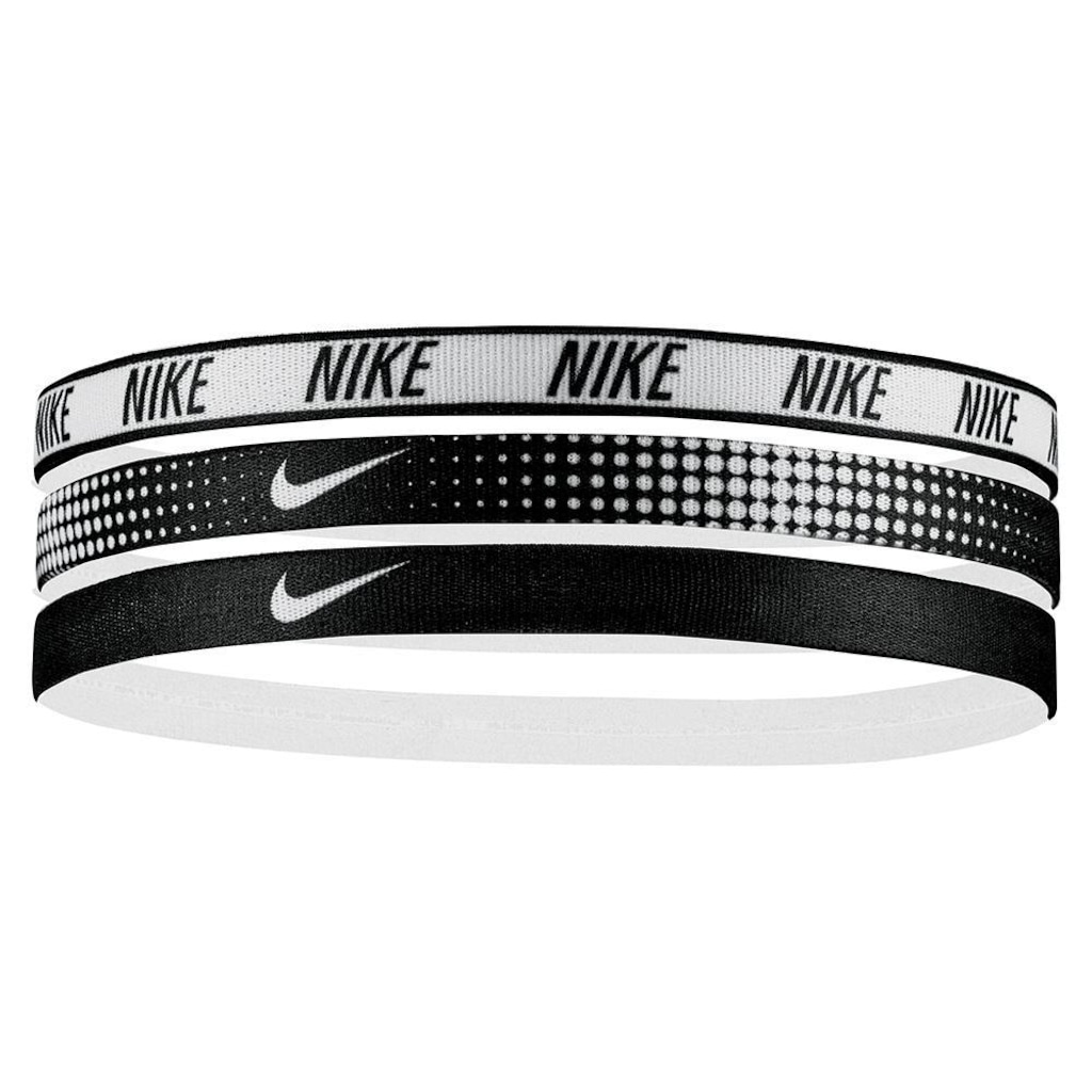 Faixas de Cabelo Nike Printed 3PK Assorted - Adulto - Foto 1