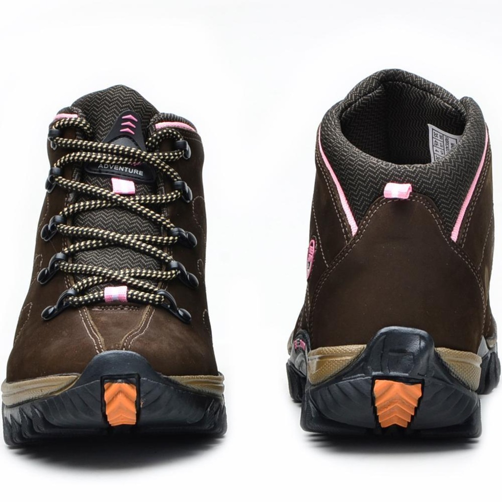 Bota Coturno Free Jump Adventure em Couro - Feminina - Foto 3