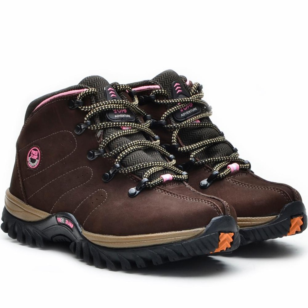 Bota Coturno Free Jump Adventure em Couro - Feminina - Foto 2