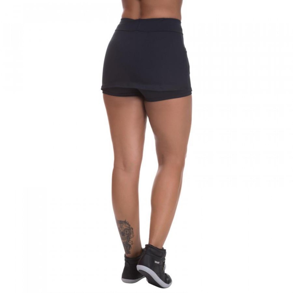 Shorts Saia Miss Blessed Premium Poliamida com Bolso - Feminino - Foto 1