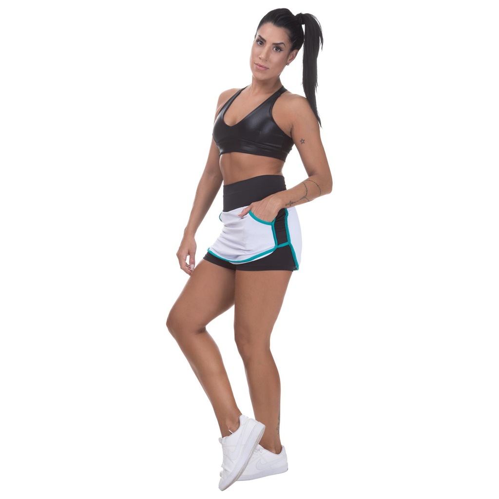 Shorts Saia Mis Blessed com Dry Fit - Feminino - Foto 3