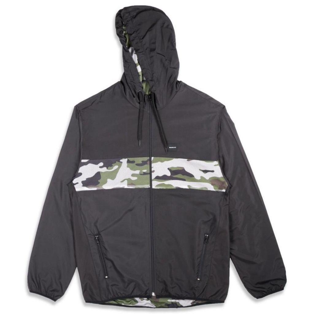 Imagem 3 do produto Jaqueta Corta Vento Oakley Windbreaker Repelent Camuflado Blackout - Masculina