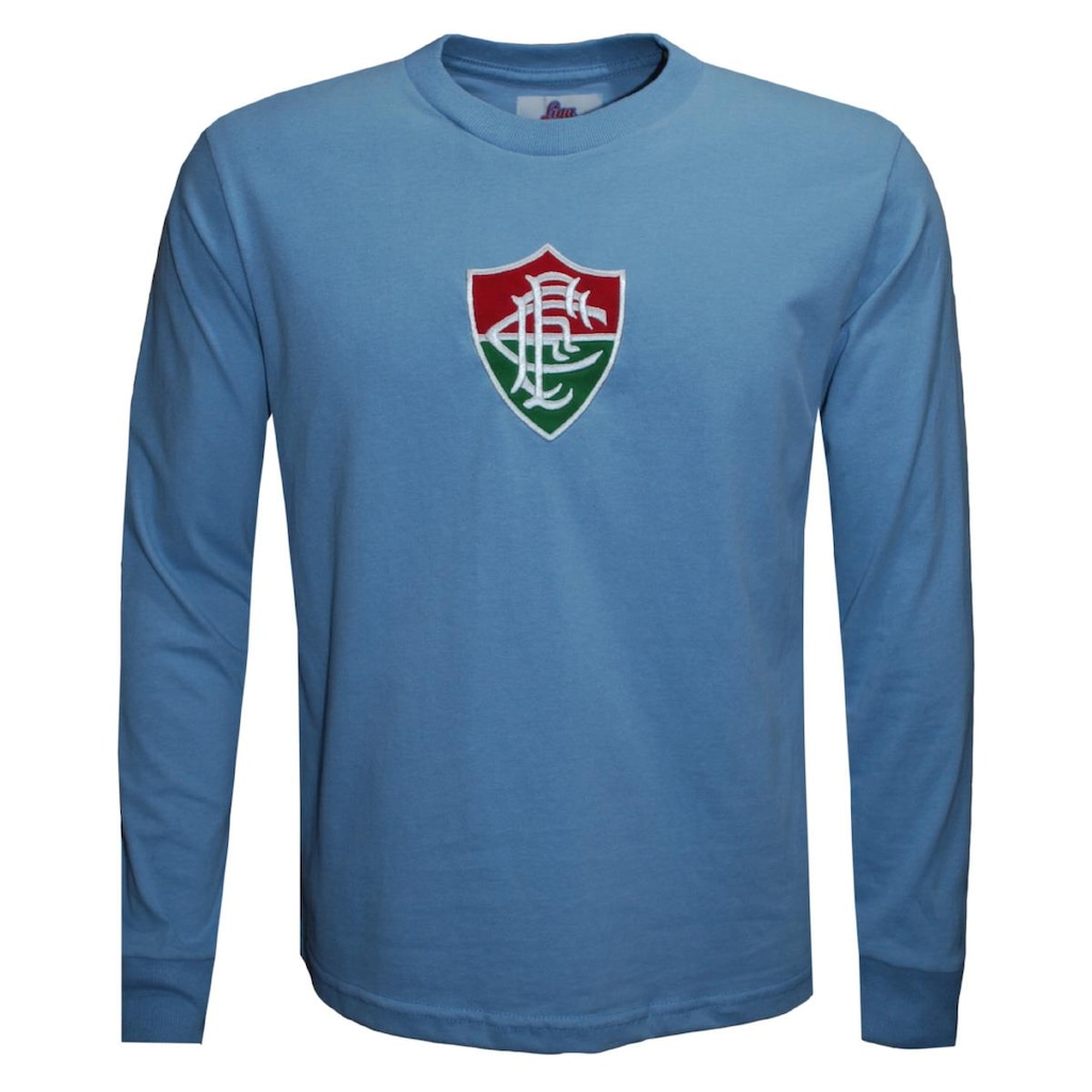 Camiseta Manga Longa de Goleiro Liga Retrô Fluminense 1959  - Adulto - Foto 1
