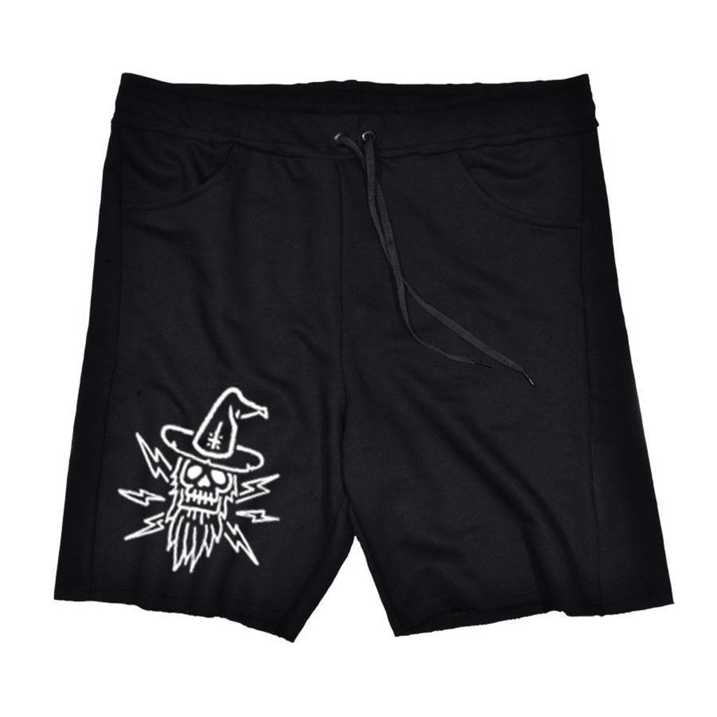 Bermuda Skull Clothing de Moletom Skull Magic - Masculina - Foto 1