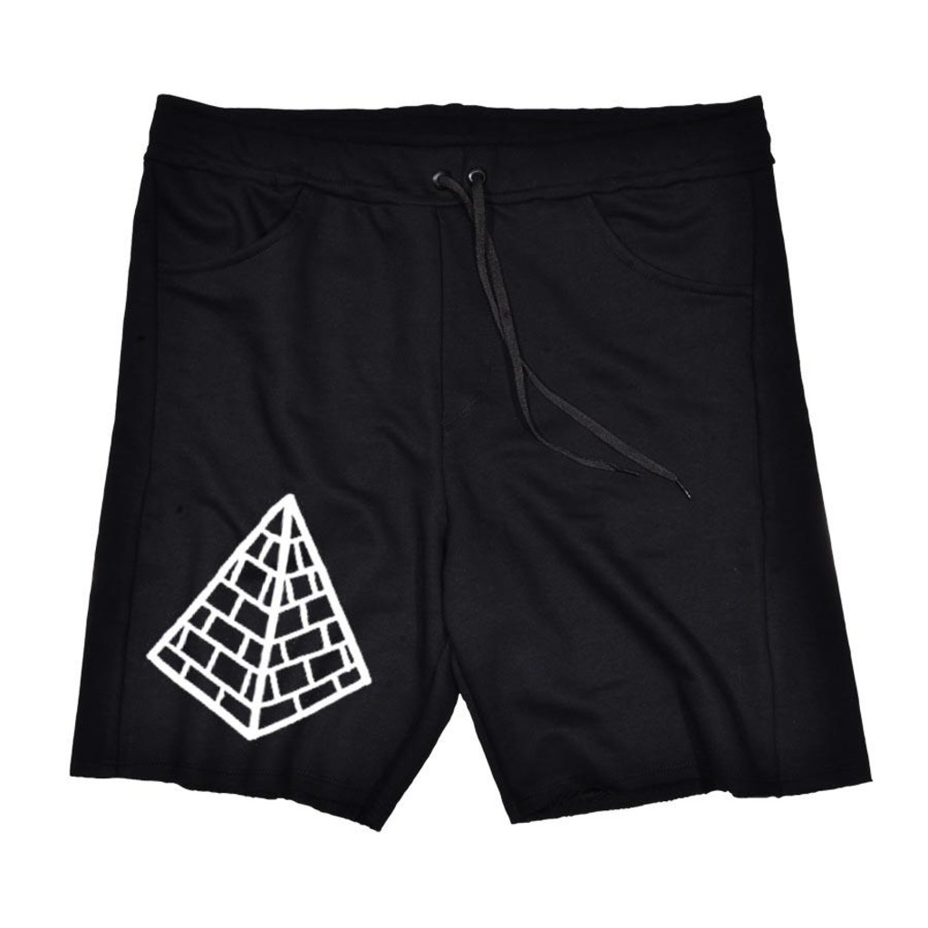 Bermuda Skull Clothing de Moletom Piramide - Masculina - Foto 1