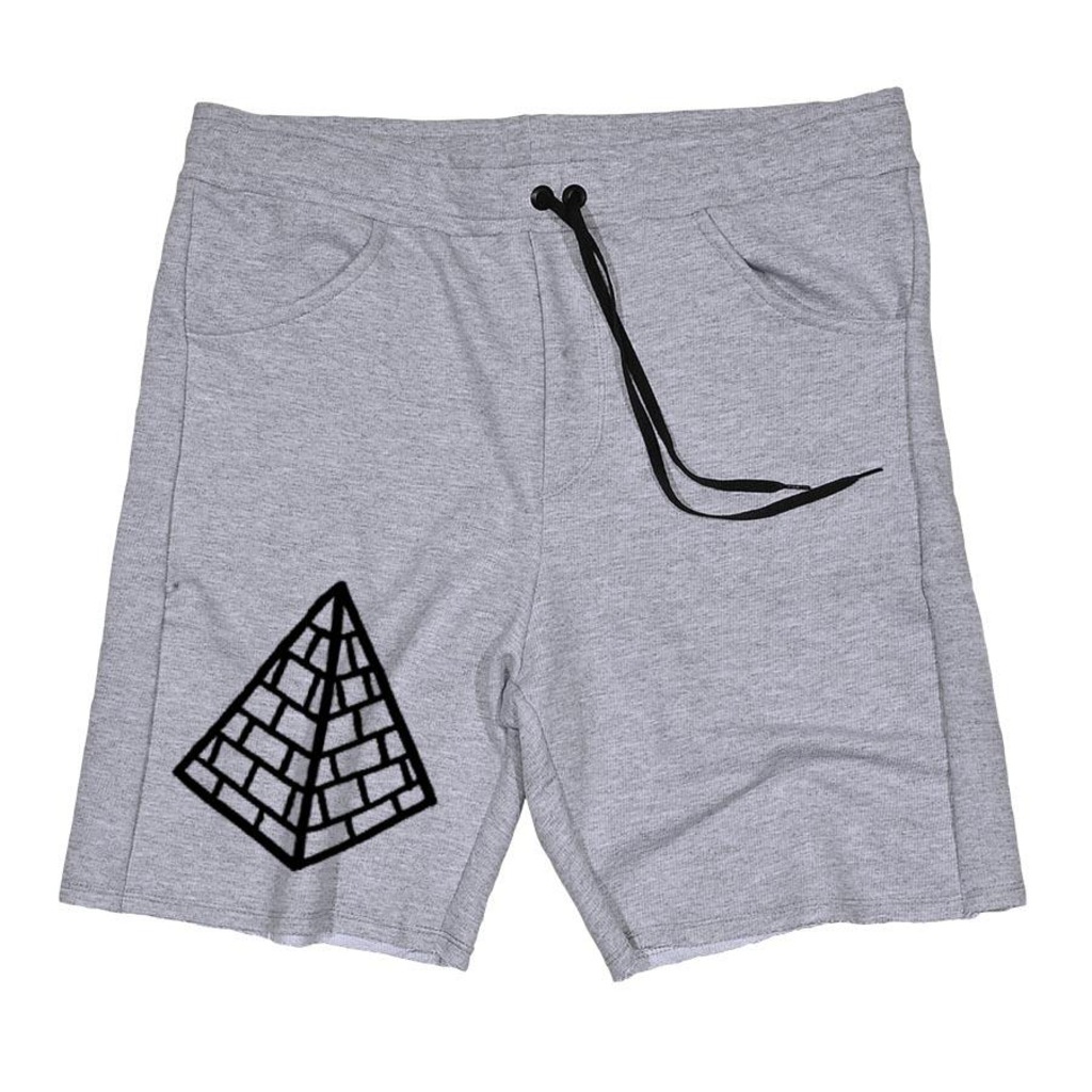 Bermuda Skull Clothing de Moletom Piramide - Masculina - Foto 1