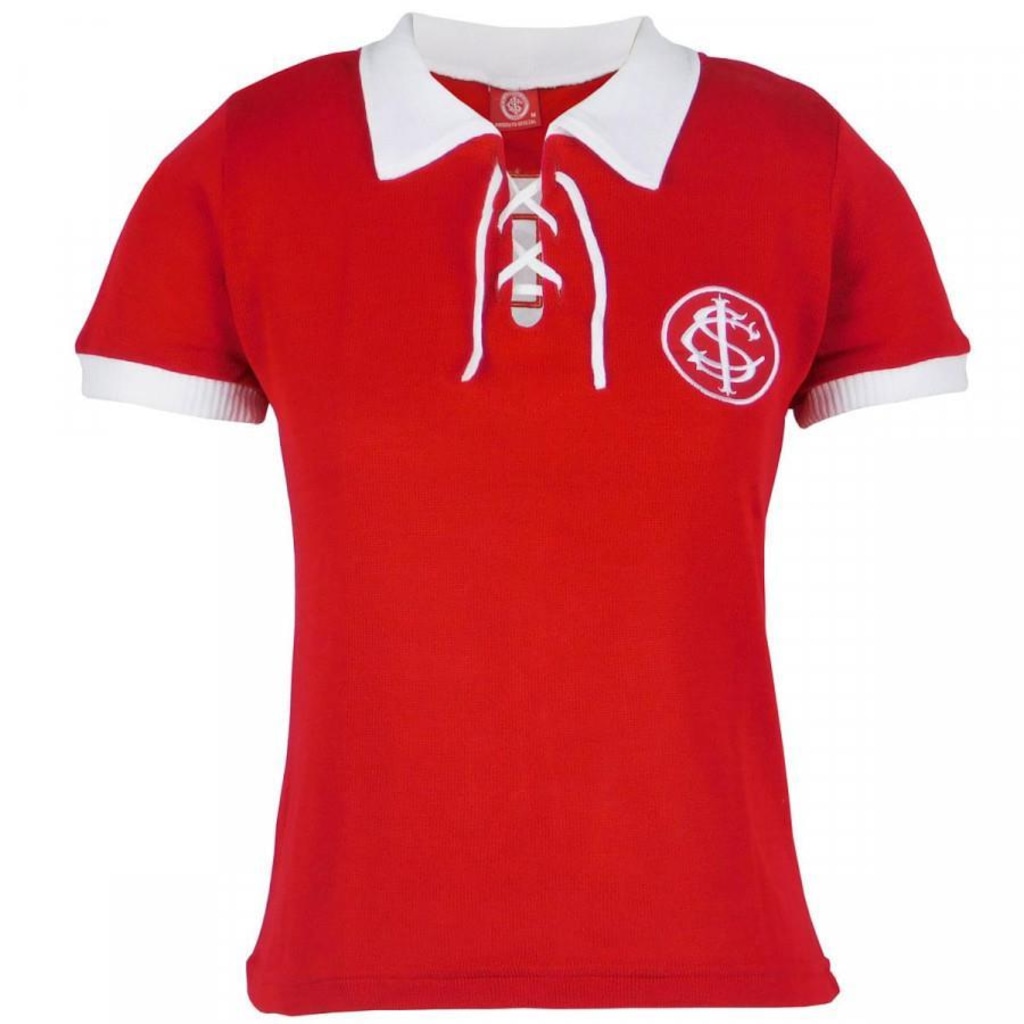 Camisa do Internacional Retrô Gol Corda 1922 - Feminina - Foto 1