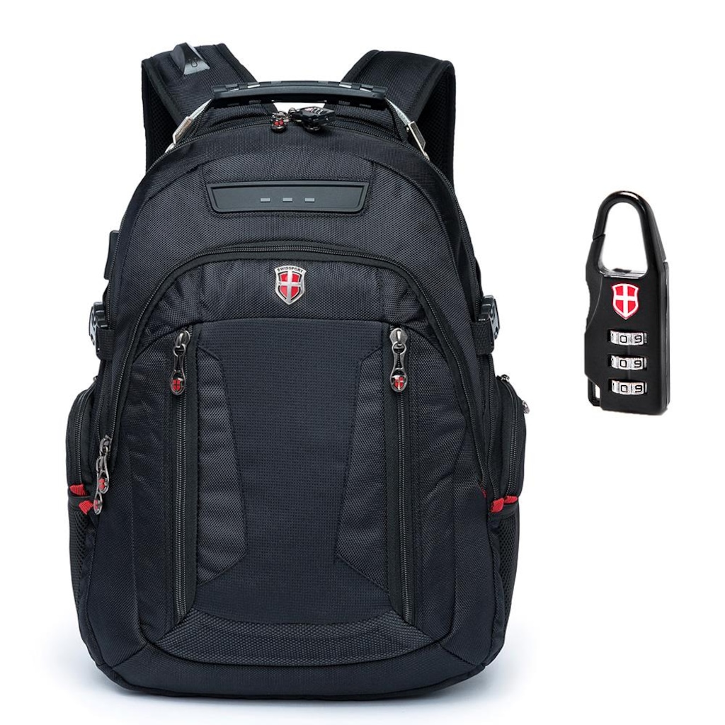 Mochila Swissport Hightech com Cadeado - 37 Litros - Foto 1