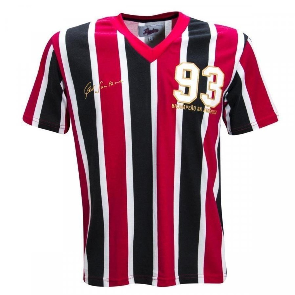 Camisa Liga Retrô Telê Santana Libertadores 1993 - Masculina - Foto 1