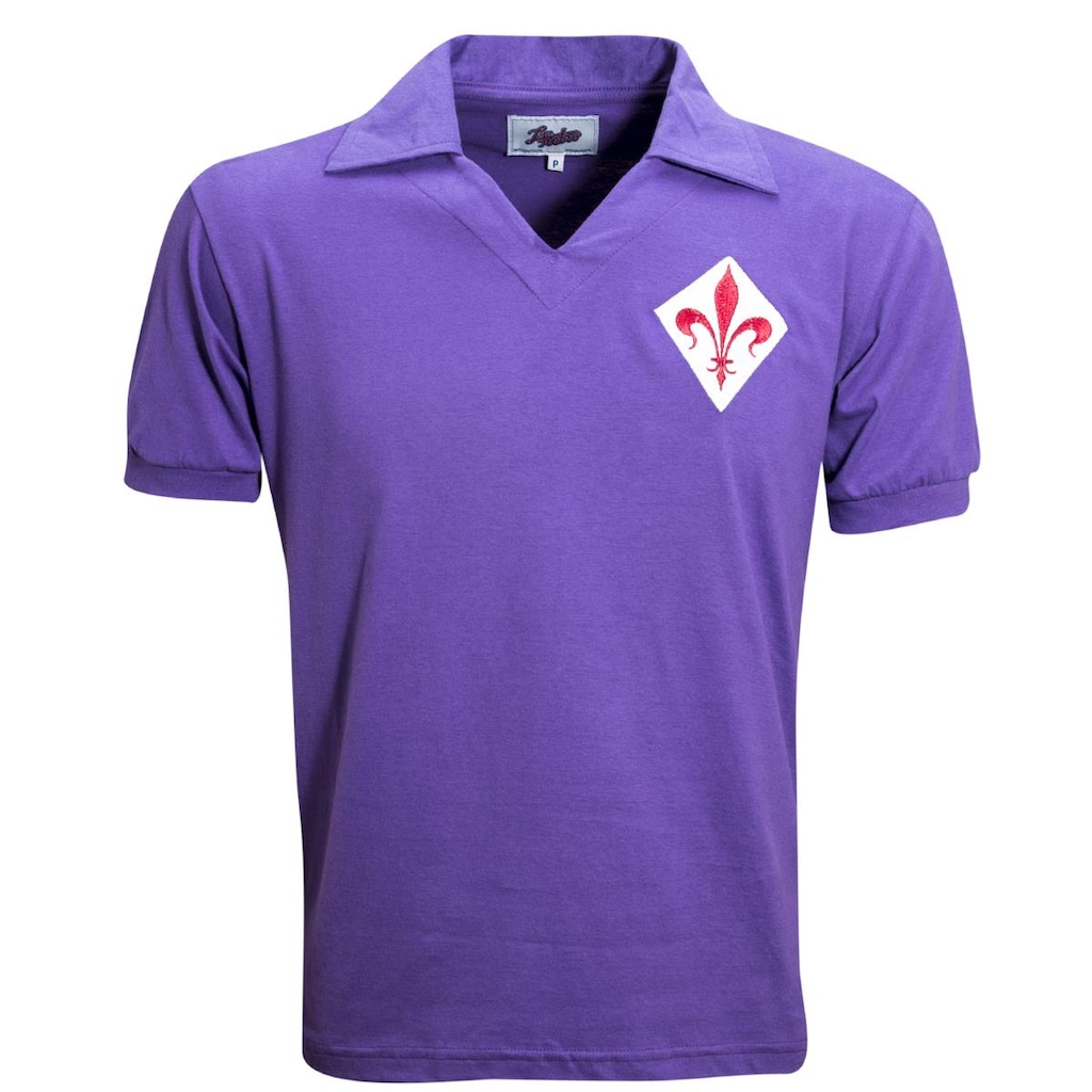 Camisa Liga Retrô Fiorentina 1956 - Masculina - Foto 1