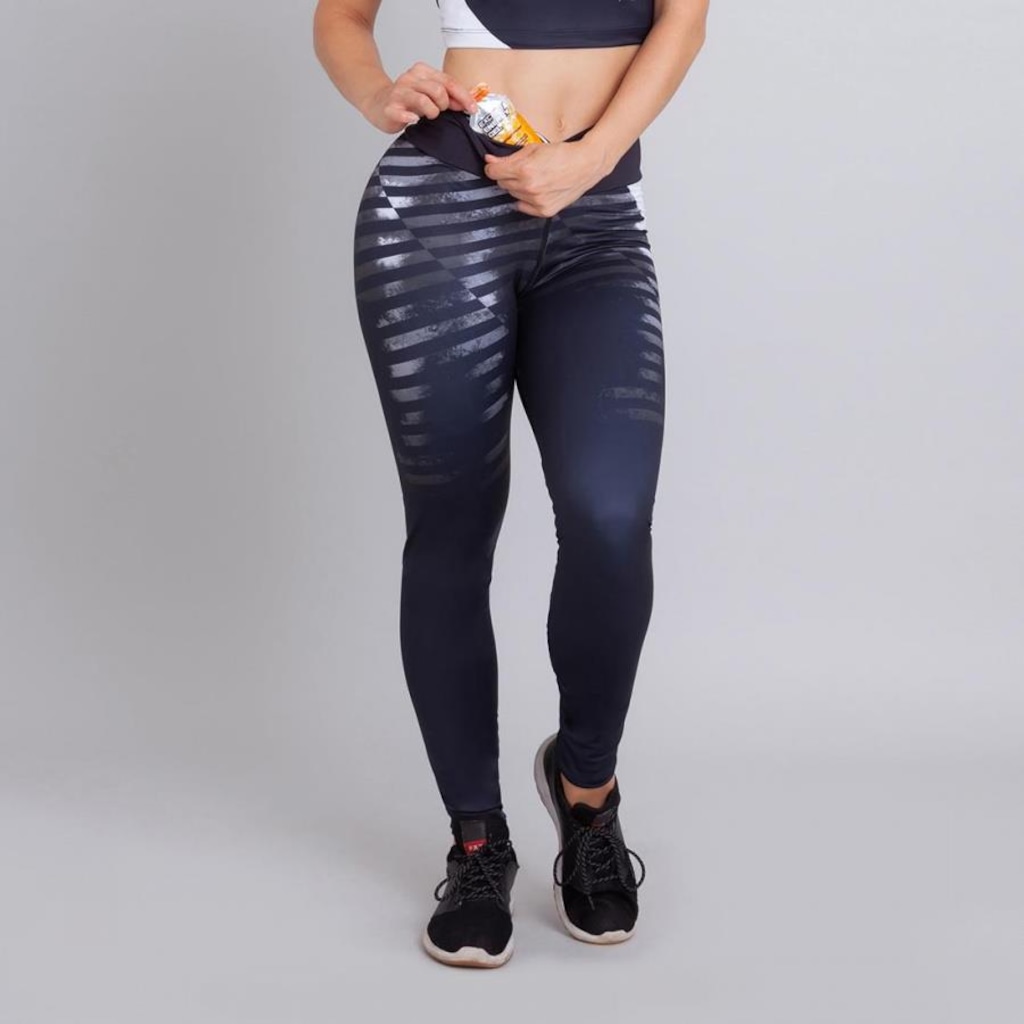 Calça Legging Authen Trill Bienal Fortalecimento - Feminina - Foto 1