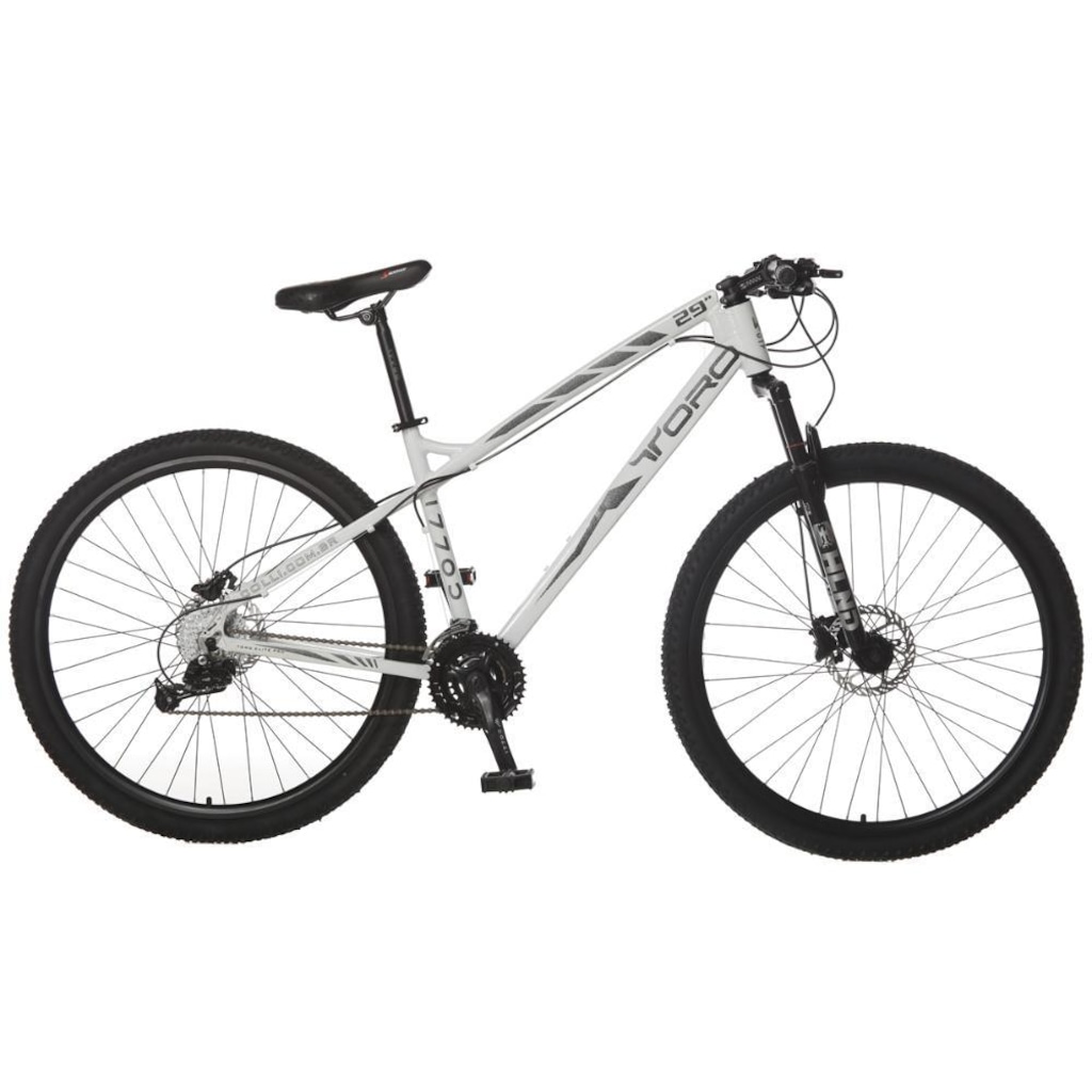 Bicicleta Colli Toro Alumínio Aro 29 MTB Susp. Dianteira Kit Freio á Disco Hidráulicos 27 Marchas - - Foto 1
