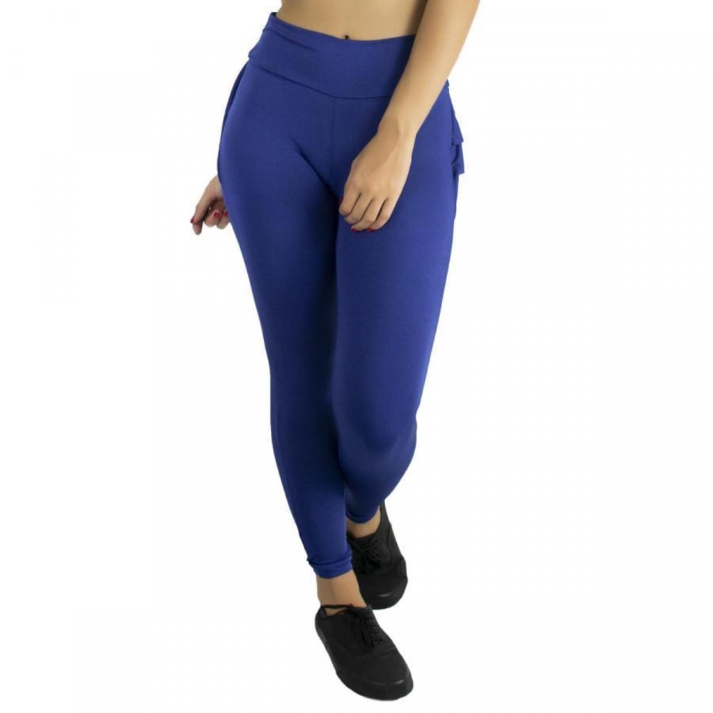 Calça Legging MVB Modas Babados Tapa Bumbum - Feminina - Foto 1