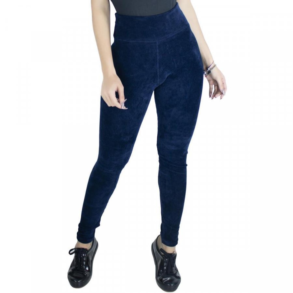 Calça Legging MVB Modas Cintura Alta - Feminina - Foto 1