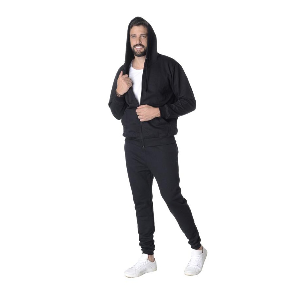 Agasalho Moletom Suffix Canguru - Masculino - Foto 1