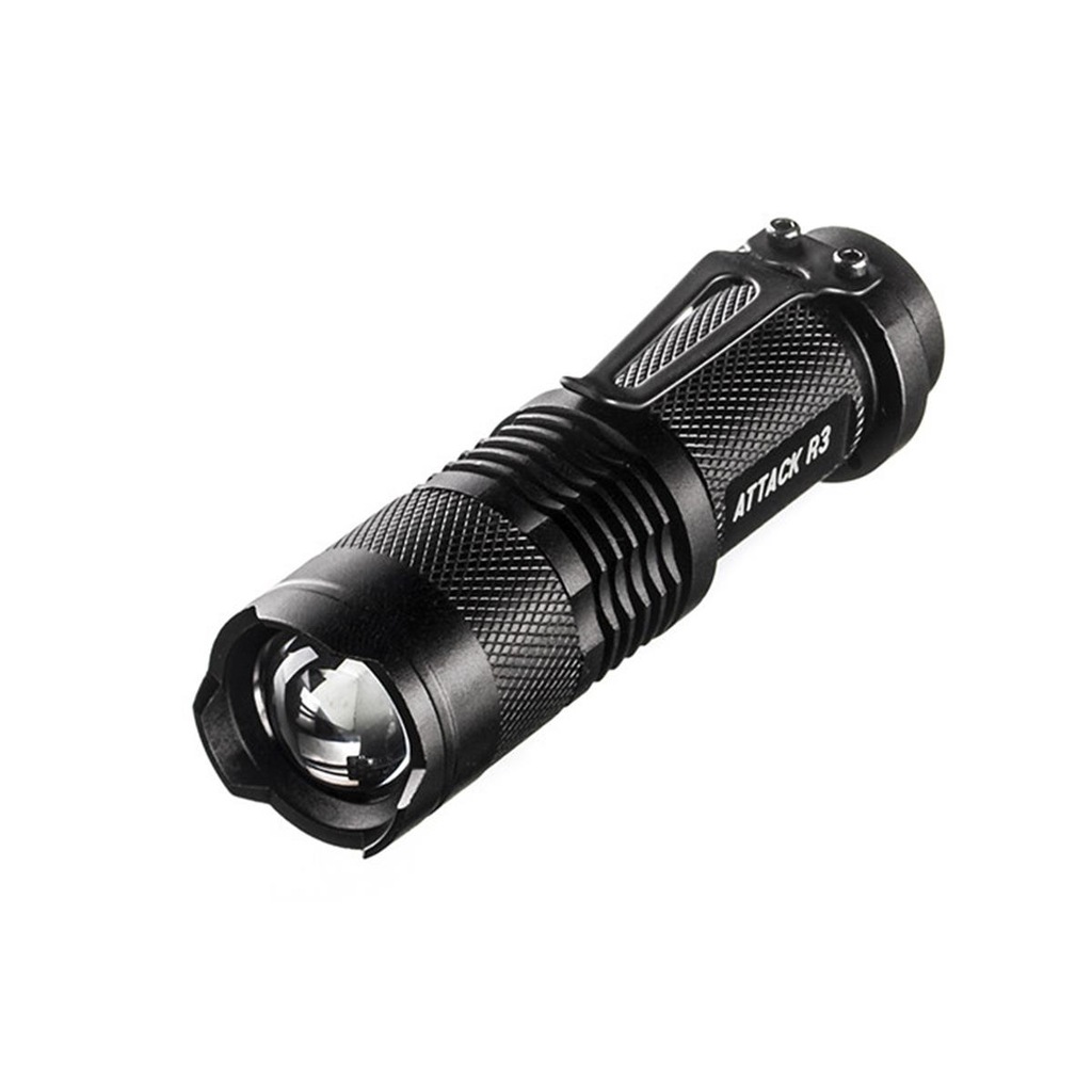 Lanterna Tática Invictus Attack R3 Recarregável 140 Lumens - Foto 1