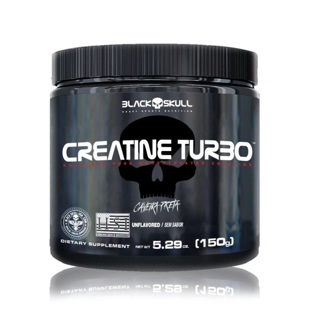 Creatina Black Skull Turbo - 150g - Foto 1