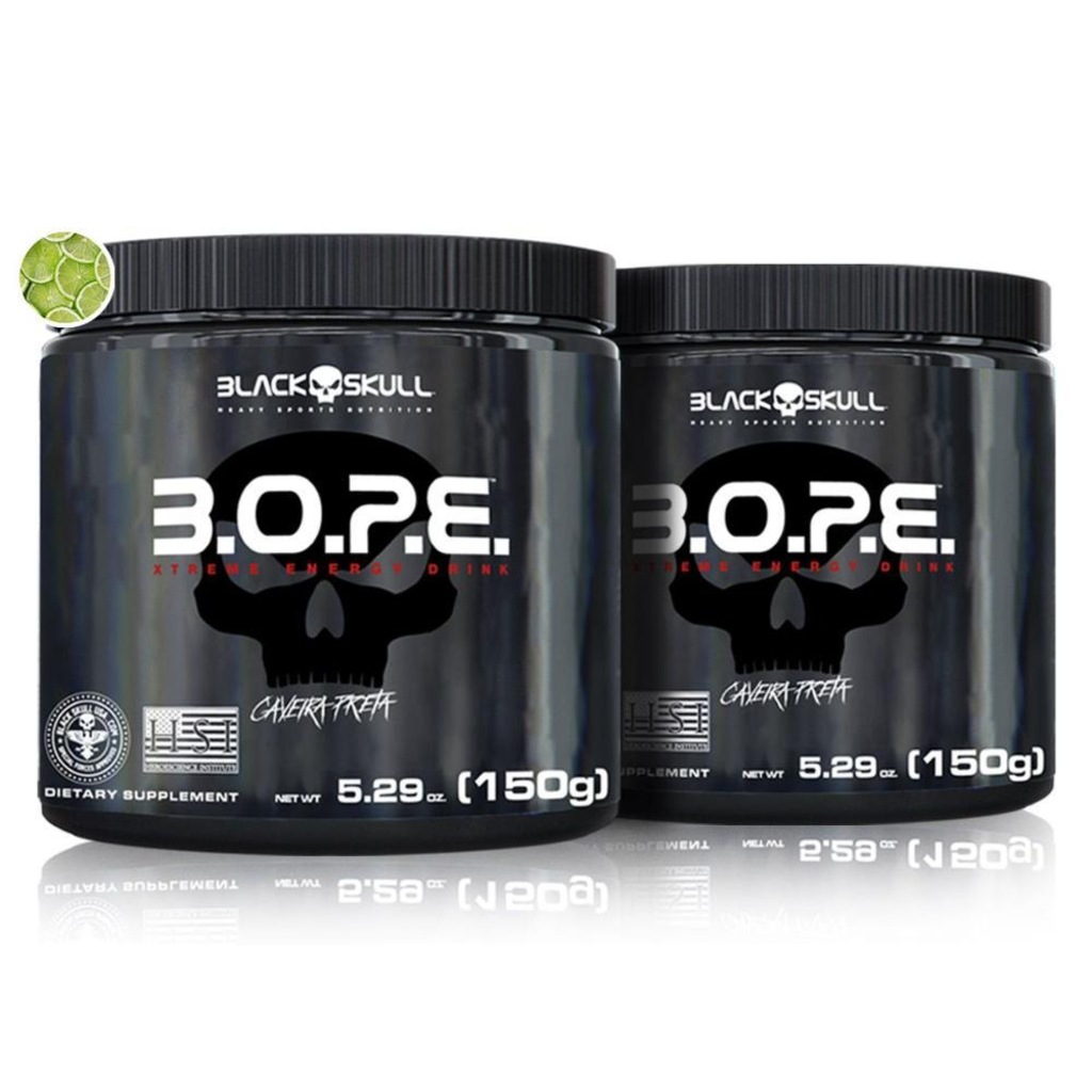 2x Pré Treino Black Skull BOPE - Limão - 150g - Foto 1