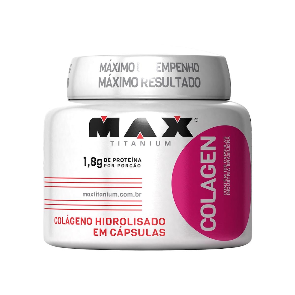Colagen 500 Max Titanium - 100 Cápsulas - Foto 1