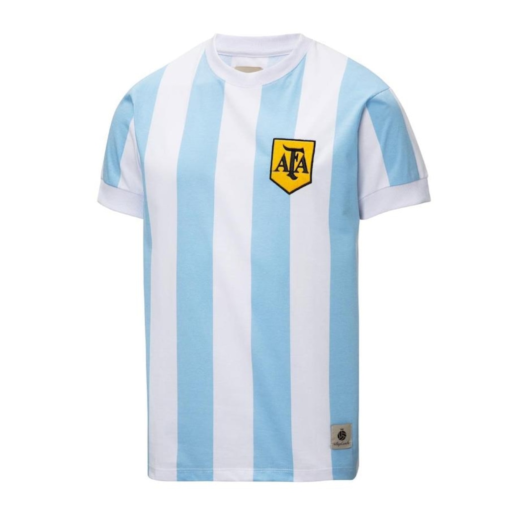 Camisa Argentina Maradona 1986 Retrôgol - Masculina - Foto 1