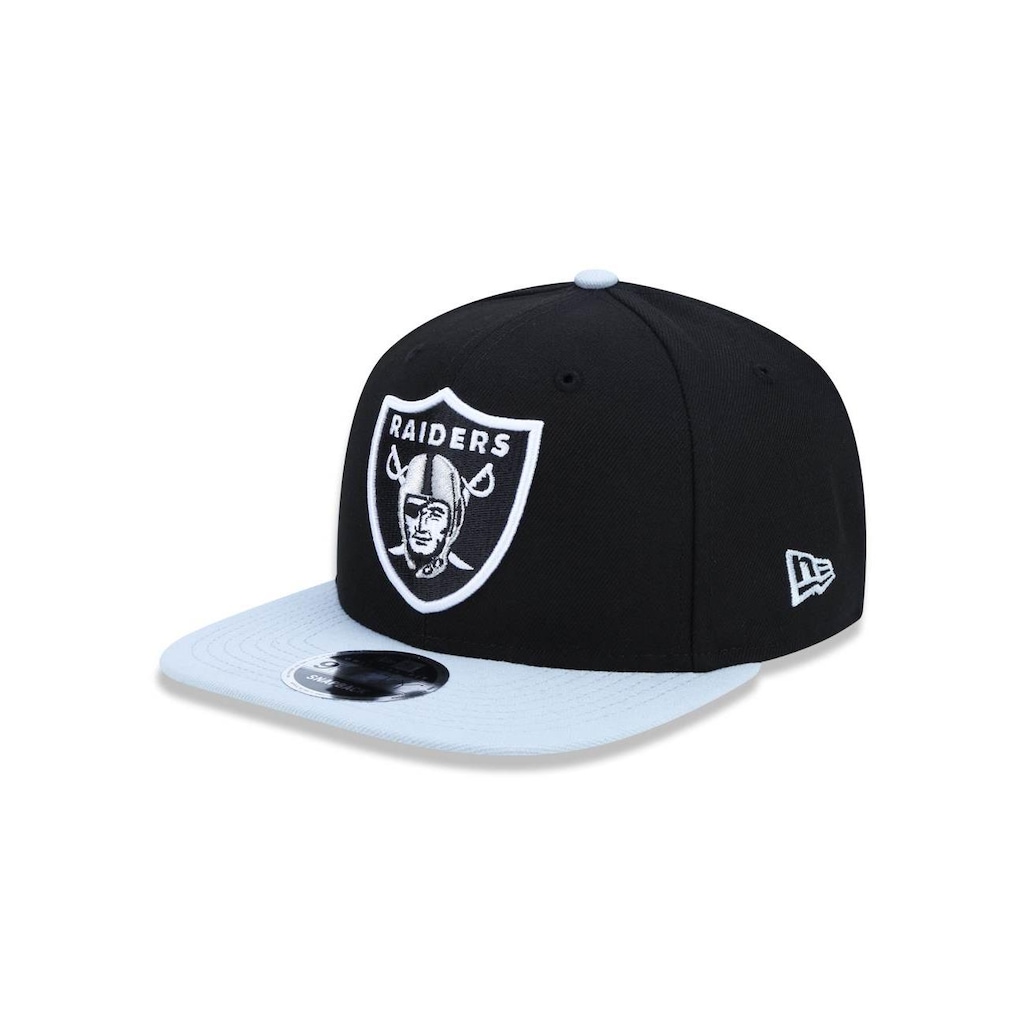 Boné Aba Reta New Era 950 Original Fit Oakland Raiders NFL - 32841 - Snapback - Adulto - Foto 1