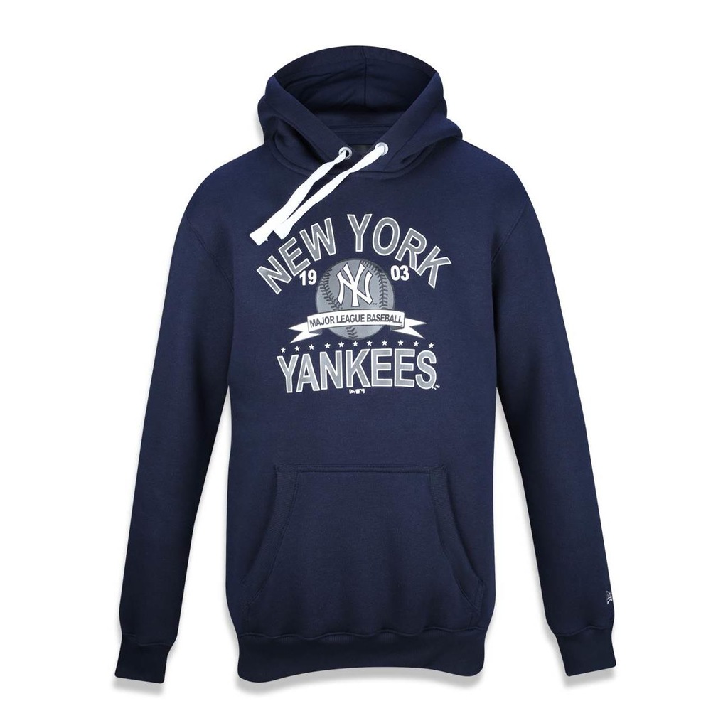 Blusão de Moleton Canguru New Era New York Yankees - 41610 - Foto 1
