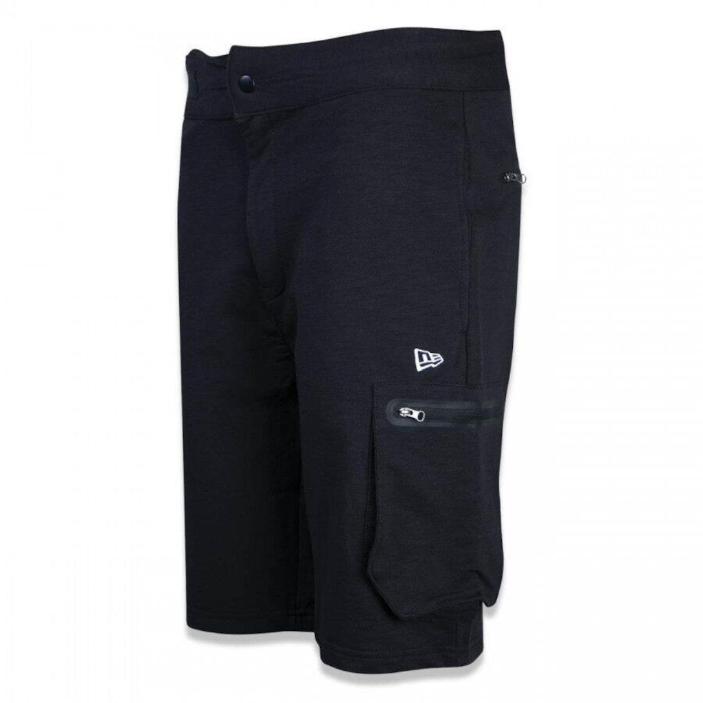 Bermuda de Moletom New Era Branded - Masculina - Foto 1