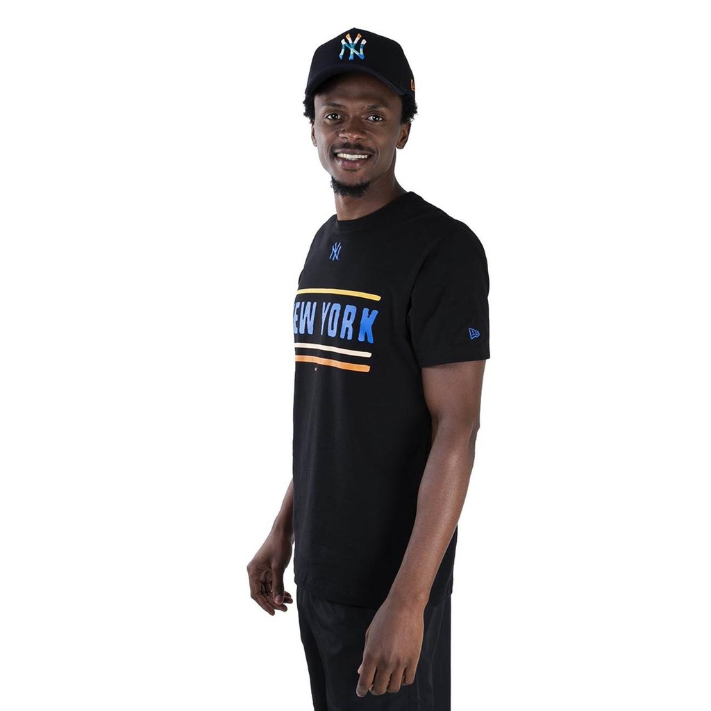 Camiseta New Era MLB New York Yankees Color Stripe City - Masculina - Foto 3
