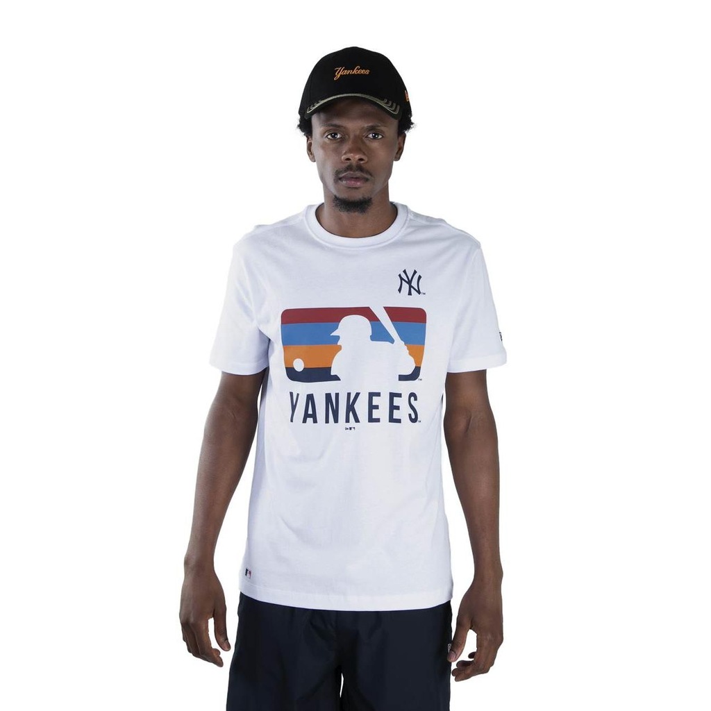 Camiseta New Era MLB New York Yankees Color Stripe Batter - Masculina - Foto 1
