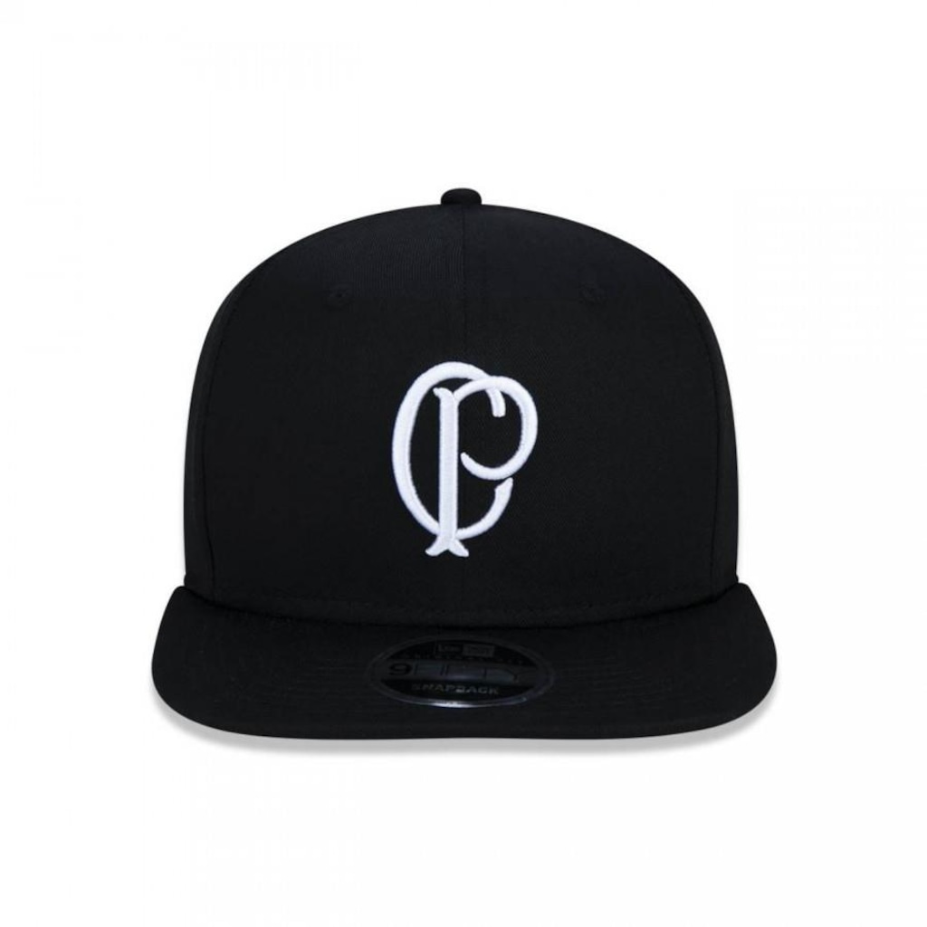 Boné Aba Reta New Era 9Fifty Original Fit Corinthians Futebol Ajustável - Snapback - Adulto