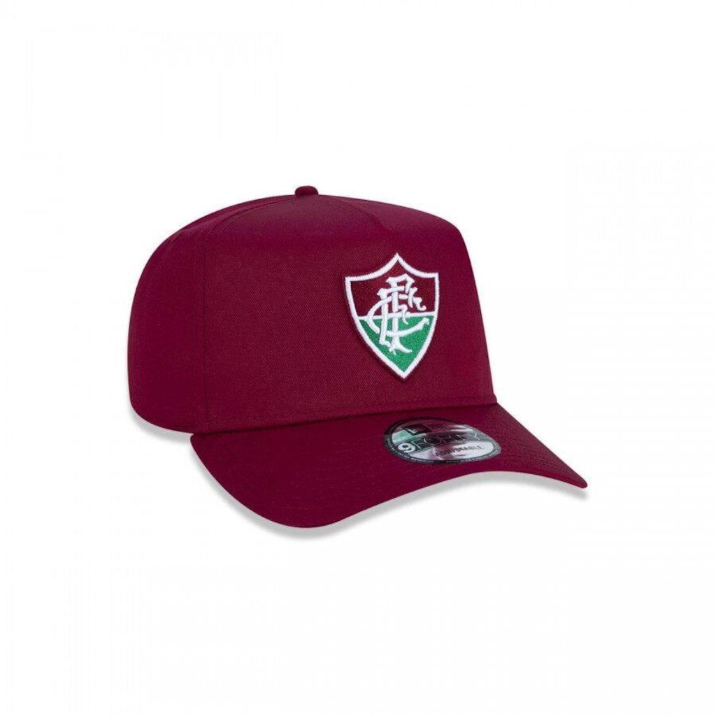 Boné Aba Curva New Era 9Forty A-Frame Fluminense Futebol - Snapback - Adulto