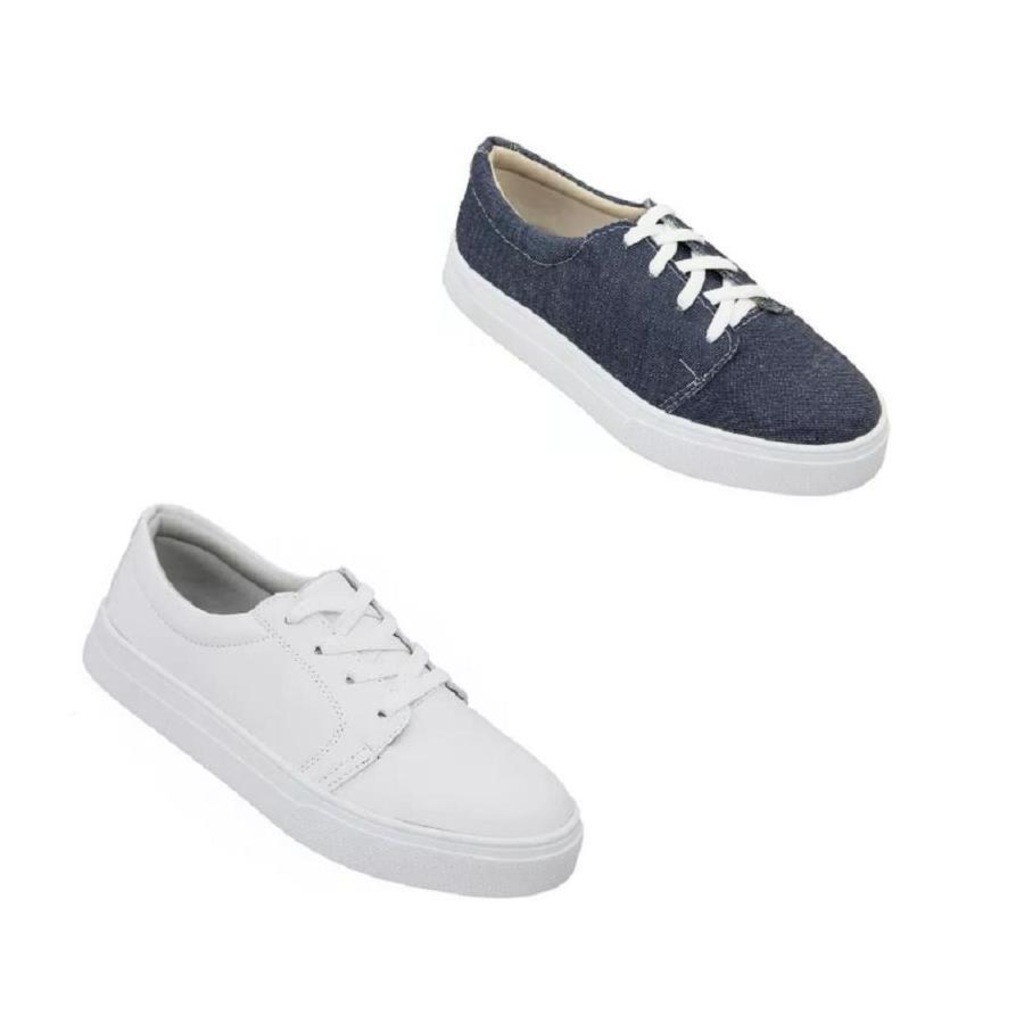 Kit Tênis Selten Casual - 2 Pares - Feminino - Foto 1