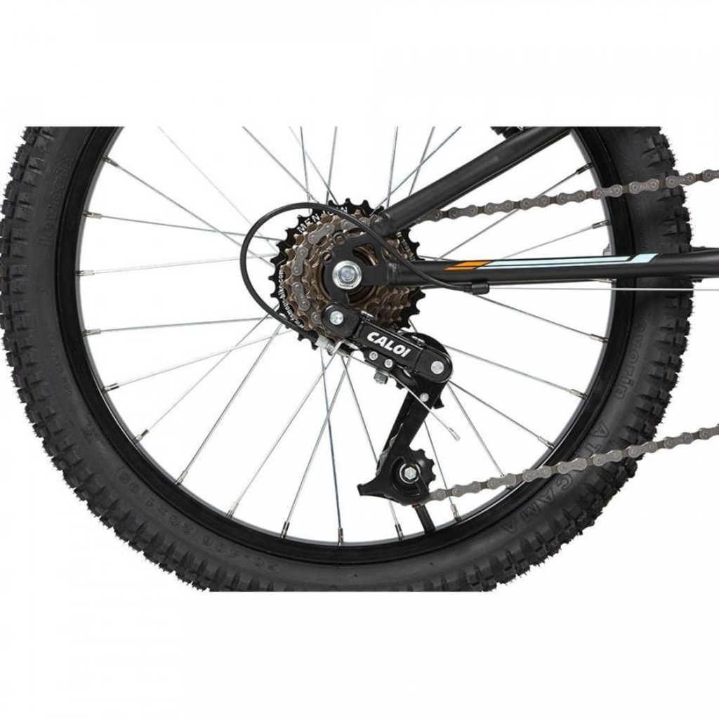 Bicicleta Caloi Pixel - Aro 20 - Freio V-Brake - 7 Marchas - Infantil - Foto 4