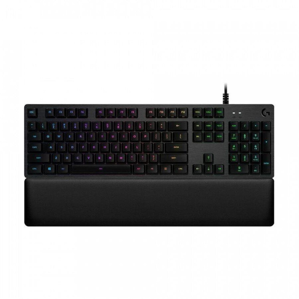Teclado Mecânico Gamer Logitech G513 Carbon RGB com fio - Foto 1