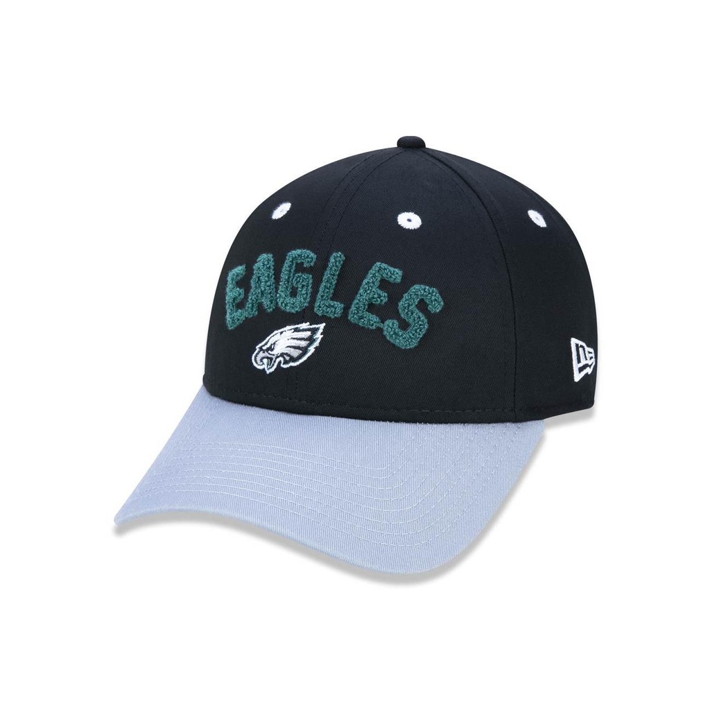 Boné Aba Curva New Era 9Forty NFL Philadelphia Eagles - Snapback - Adulto - Foto 1