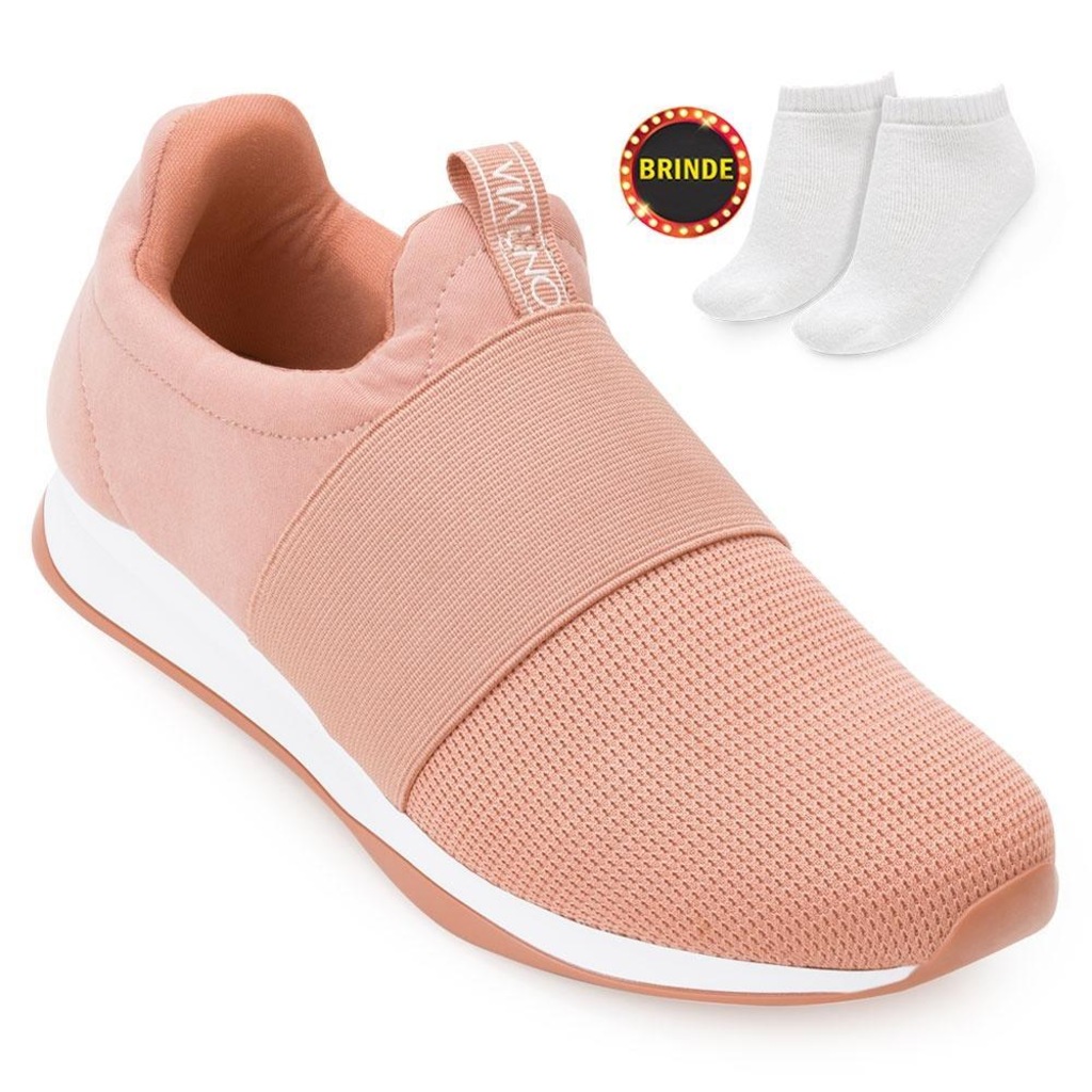 Tênis Via Uno VU19-4140 - Feminino + Brinde - Foto 1