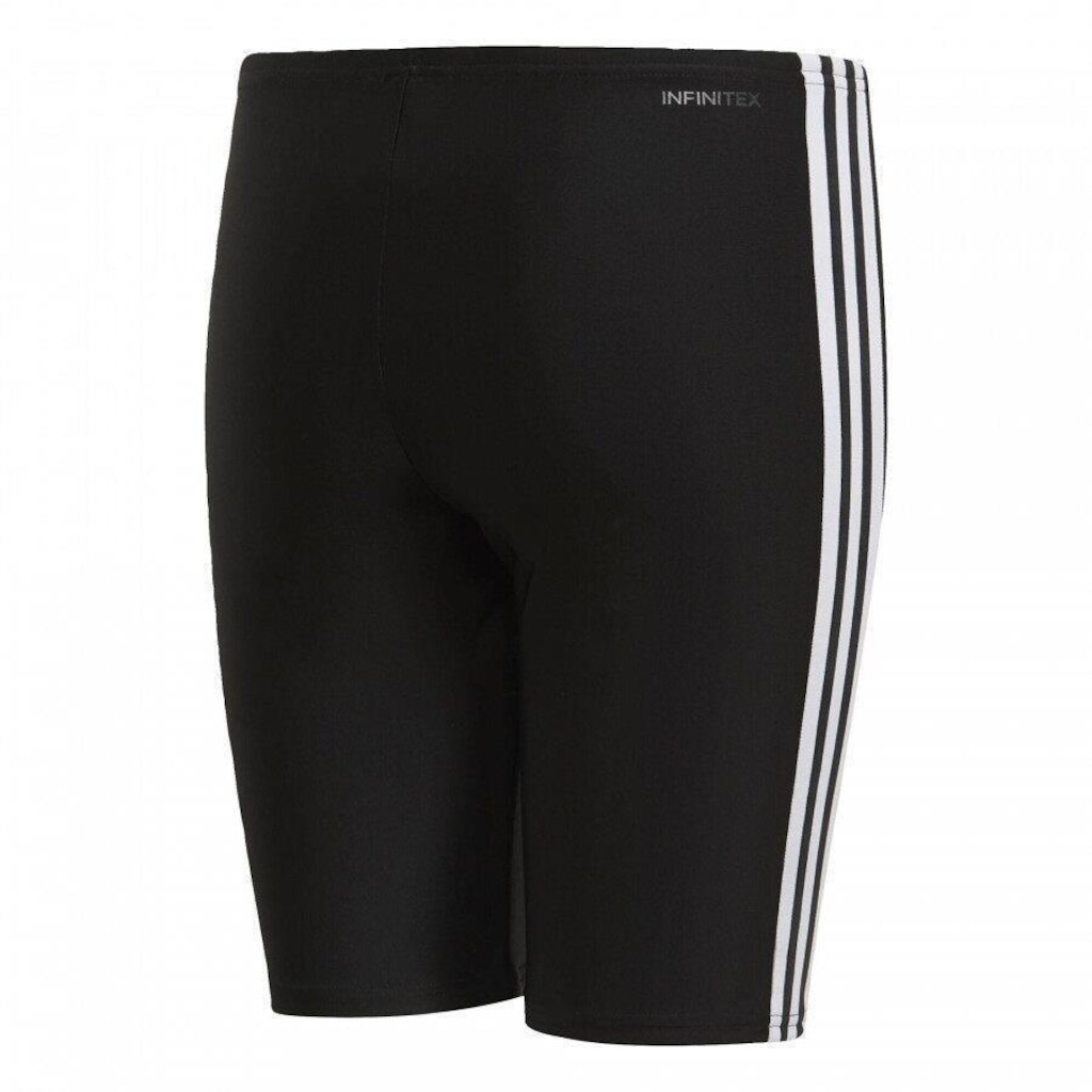 Calção de Natação adidas 3-Stripes - Infantil - Foto 1