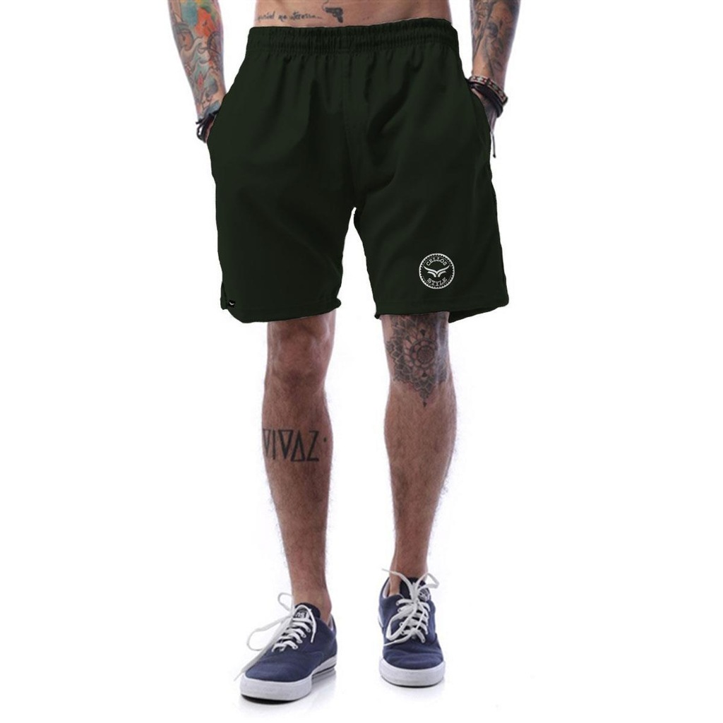 Bermuda Cellos em Tactel Seal Premium - Masculina - Foto 1