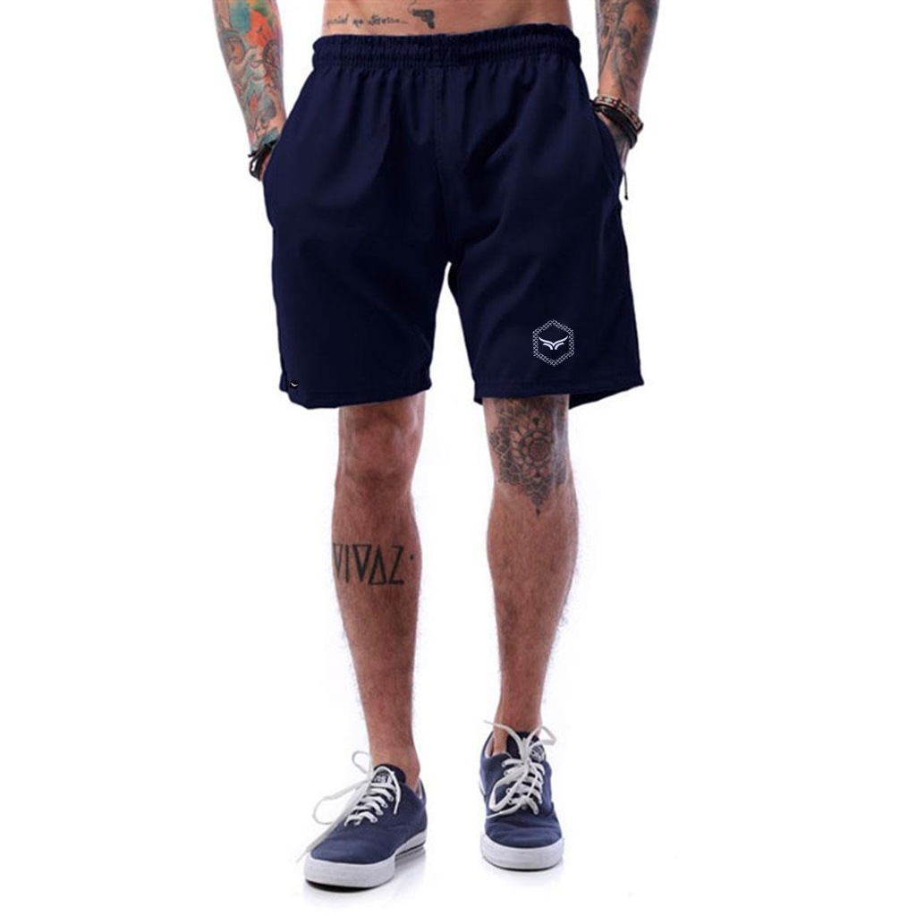 Bermuda de Tactel Cellos Hexagonal Premium - Masculina - Foto 1