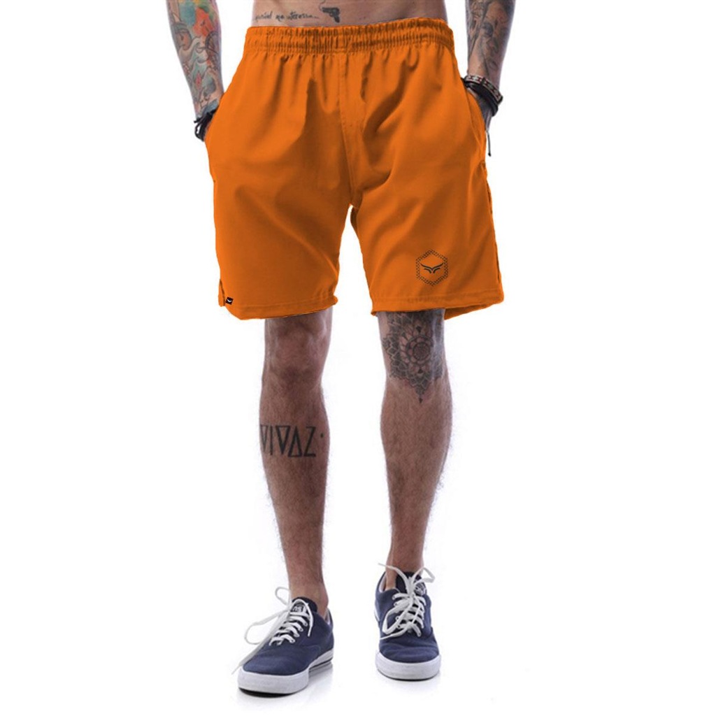 Bermuda de Tactel Cellos Hexagonal Premium - Masculina - Foto 1