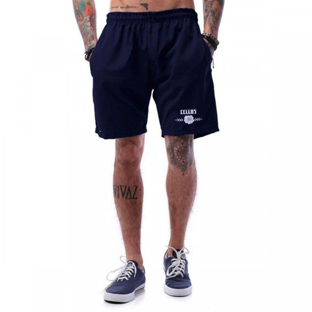 Bermuda Cellos em Tactel Sigle Rose Premium - Masculina - Foto 1