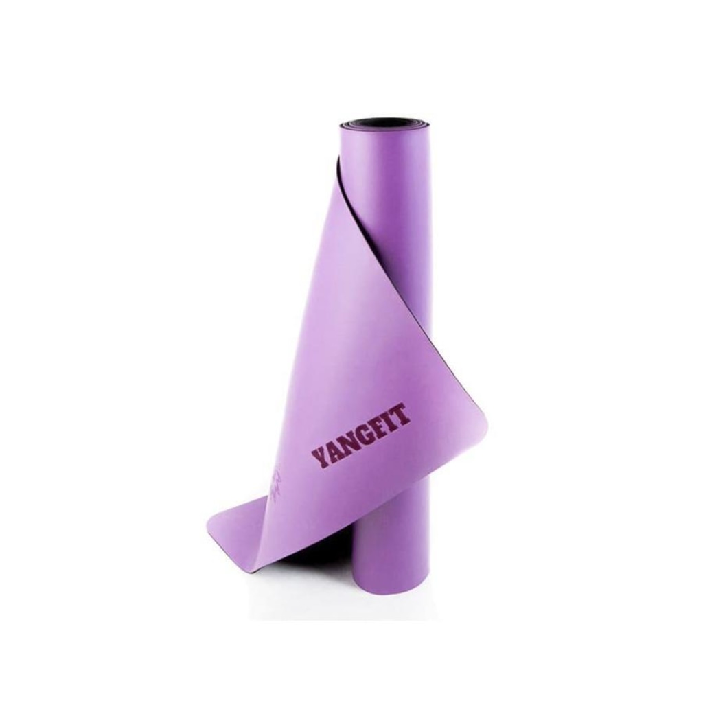 Imagem 2 do produto Tapete de Yoga com Bolsa Yangfit Mat PU e Borracha Natural - 5mm