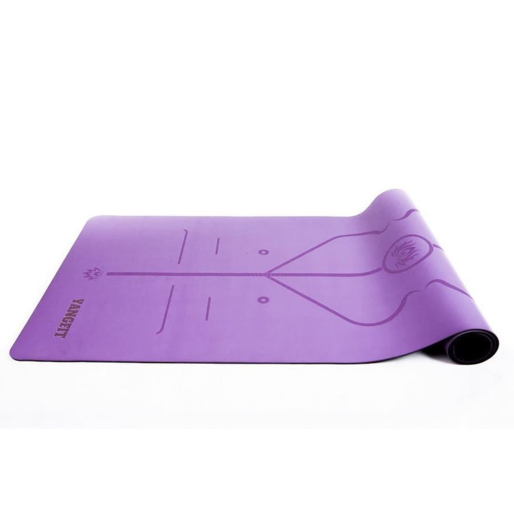 Imagem 3 do produto Tapete de Yoga com Bolsa Yangfit Mat PU e Borracha Natural - 5mm