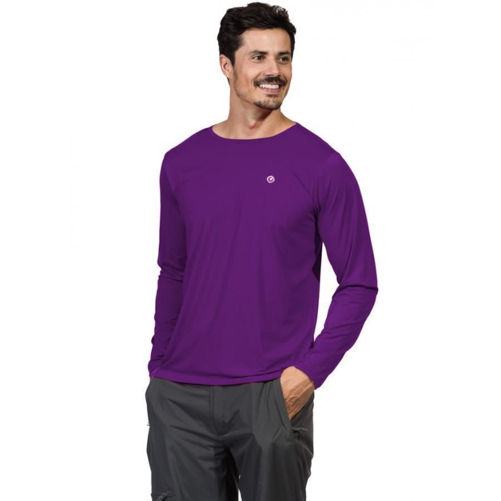 Camiseta Manga Longa com Proteção Solar Extreme UV New Dry - Masculina