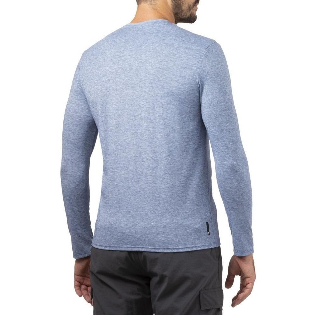Camiseta Manga Longa Solo Ozone com Proteção Solar - Masculina - Foto 3