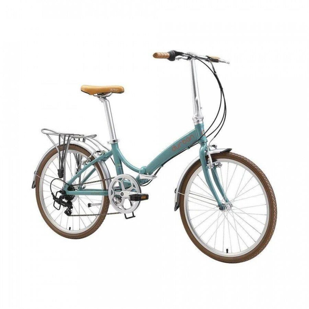 Bicicleta Dobrável Durban Rio XL - Aro 24? - 6 Marchas - Freios: V-Brake de Alumínio - Câmbio: Shima - Foto 1