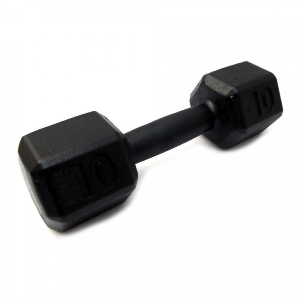 Dumbell Iron Sextavado - 10 Kg - Foto 1