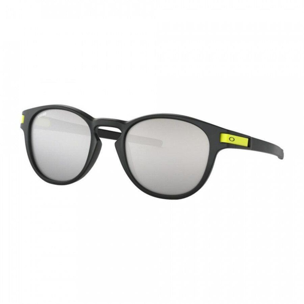 Óculos de Sol Oakley Latch Valentino Rossi Signature Series Matte W Chrome Iridium - Adulto - Foto 1
