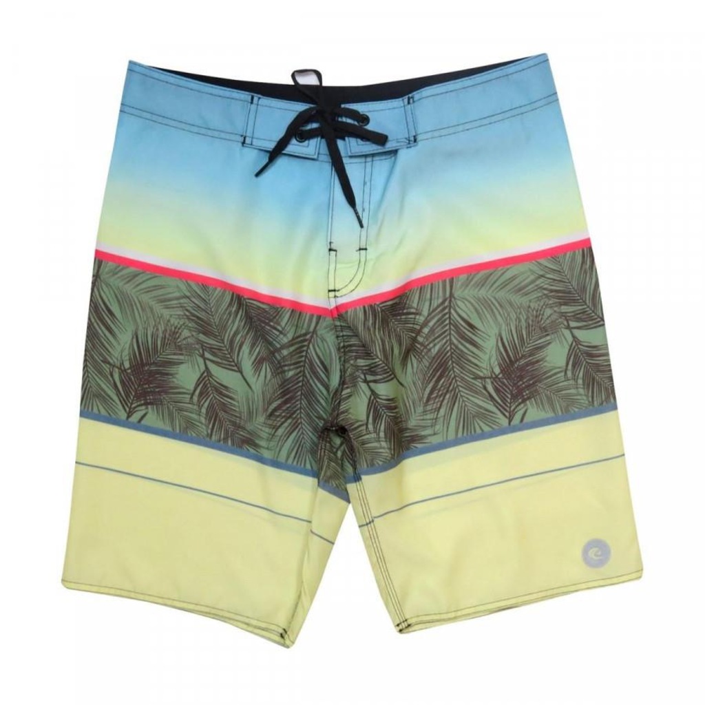 Bermuda Boardshort Web Surf Shop  Waves Hibiscus - Masculina - Foto 1