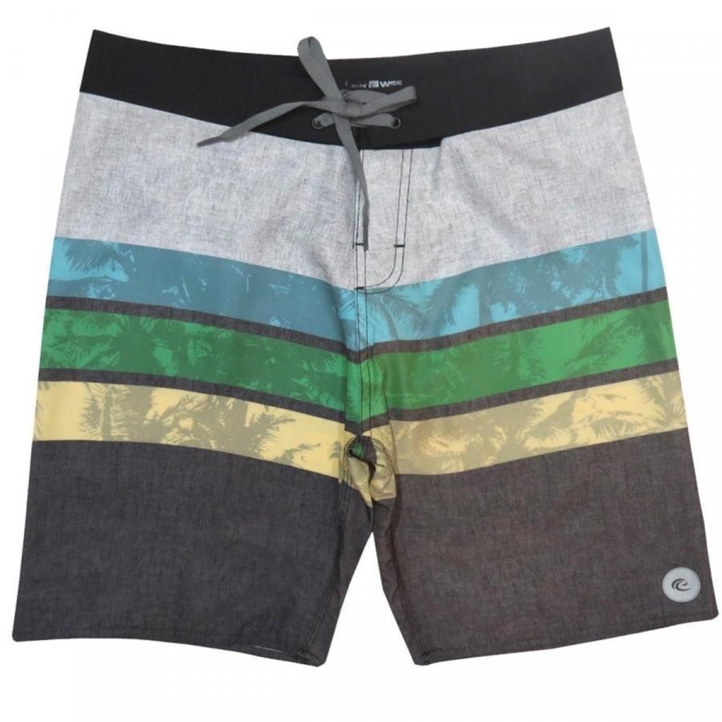 Bermuda Boardshort Web Surf Shop Waves Hawaii - Masculina - Foto 1